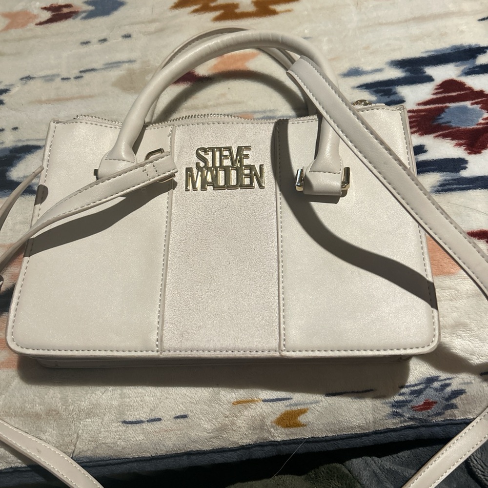 Steve Madden White Handbag